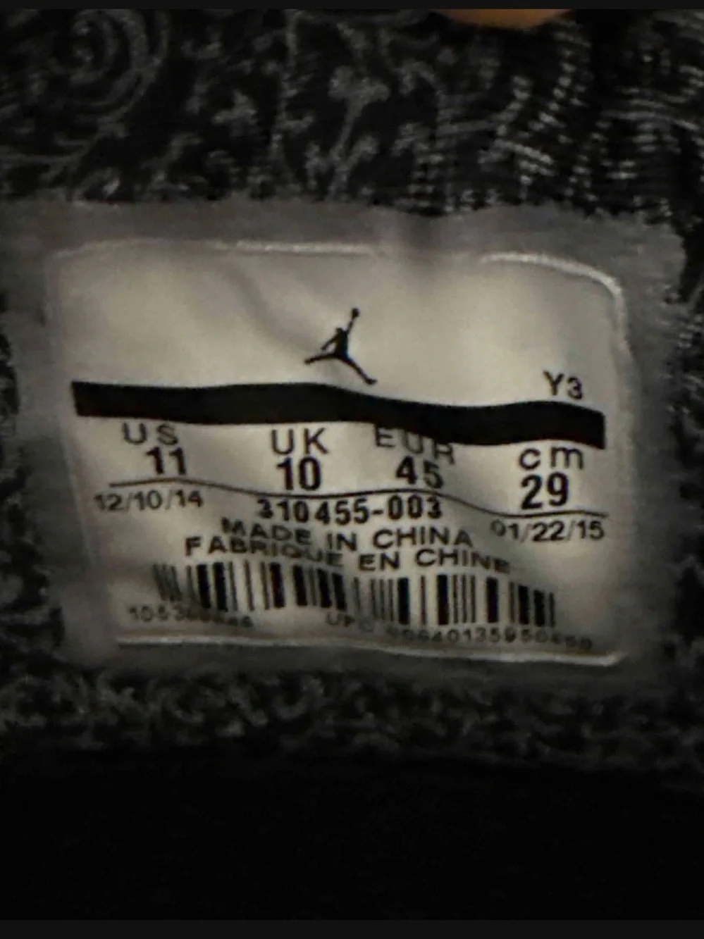 Nike Air Jordan 20 XX Retro Playoffs Black White